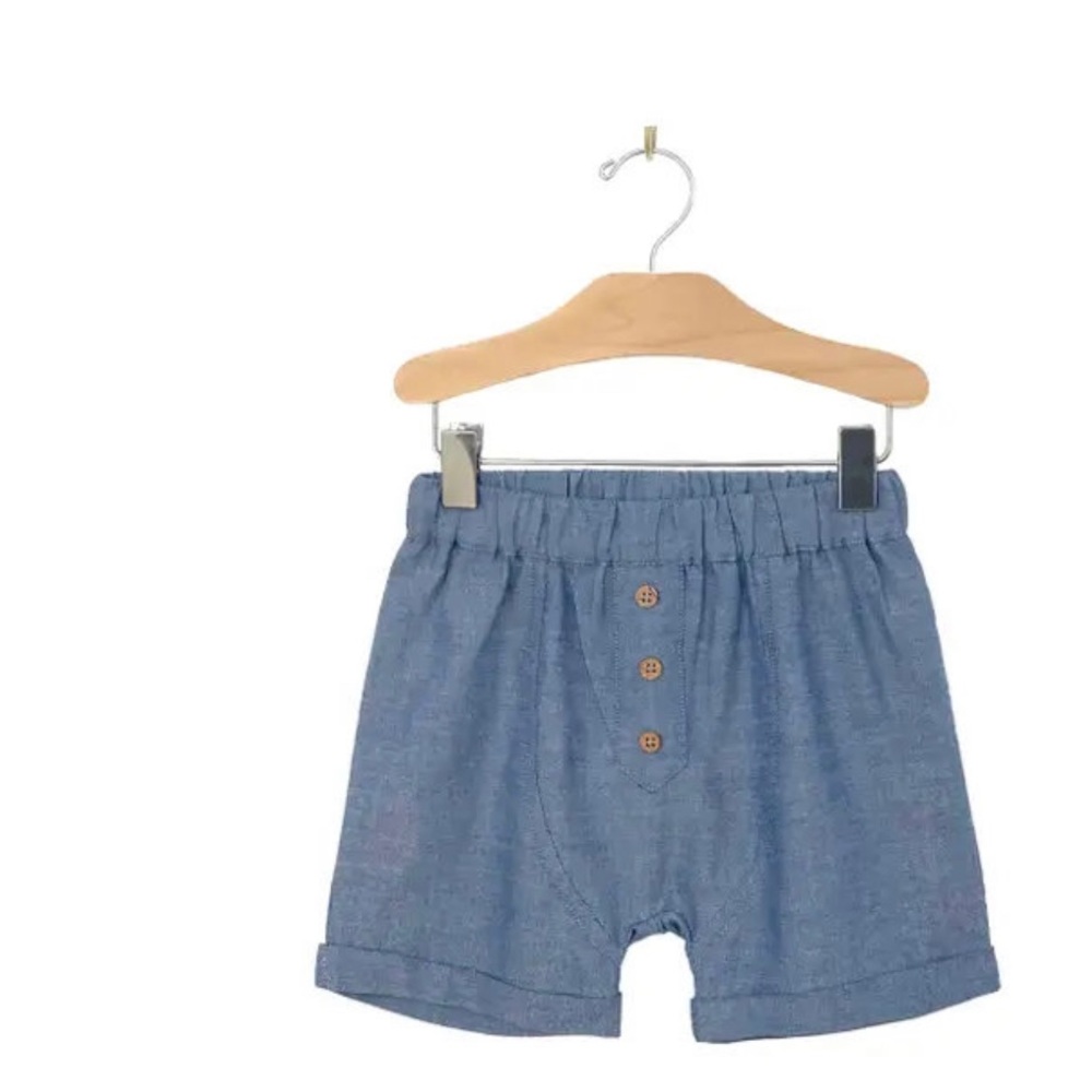 Boy Short- Chambray